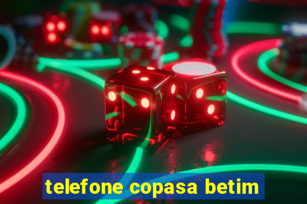 telefone copasa betim