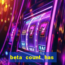 beta count has changed pt br