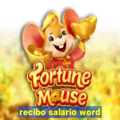 recibo salario word