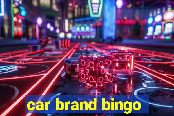 car brand bingo