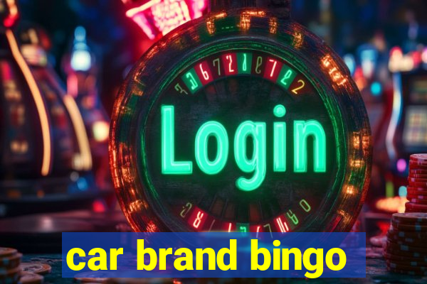 car brand bingo