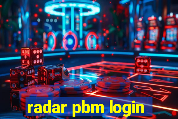 radar pbm login