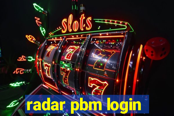 radar pbm login