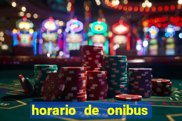 horario de onibus santos dumont x juiz de fora