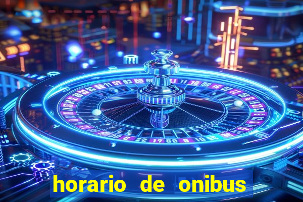 horario de onibus santos dumont x juiz de fora