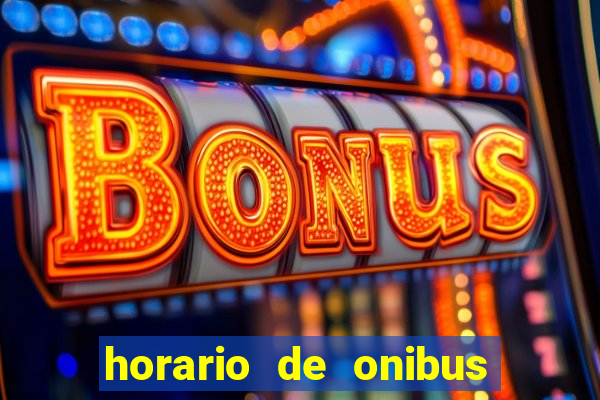 horario de onibus santos dumont x juiz de fora