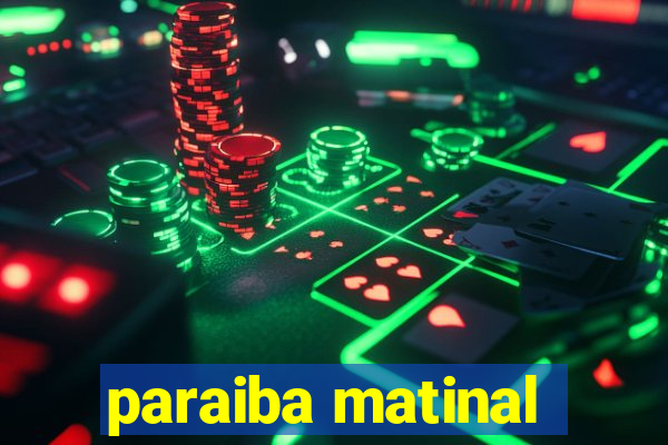 paraiba matinal