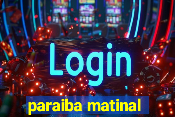 paraiba matinal