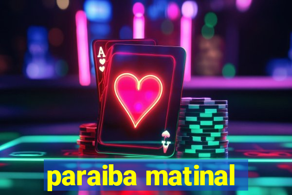 paraiba matinal