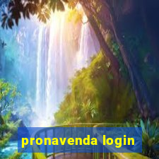 pronavenda login