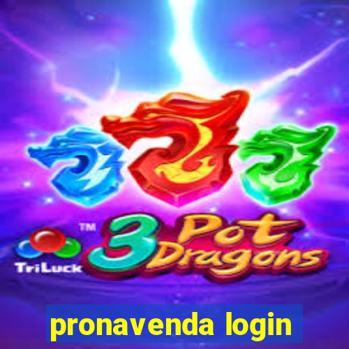 pronavenda login