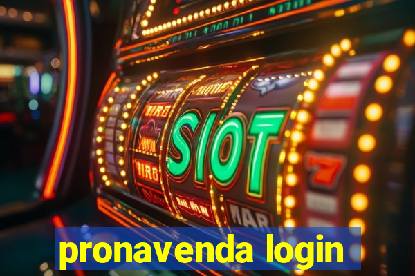 pronavenda login