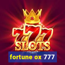 fortune ox 777