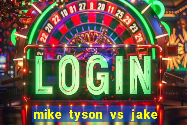 mike tyson vs jake paul assistir online