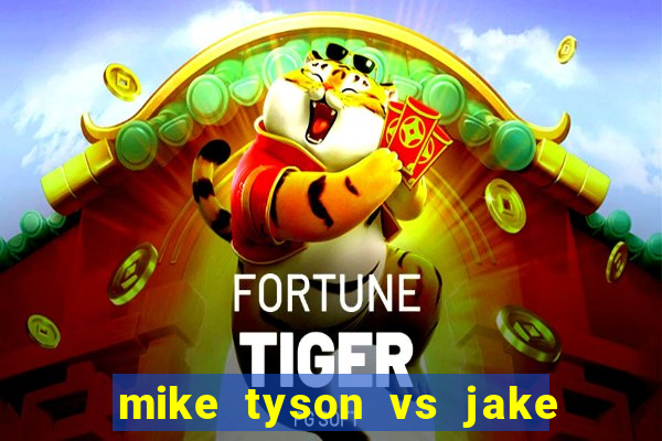 mike tyson vs jake paul assistir online