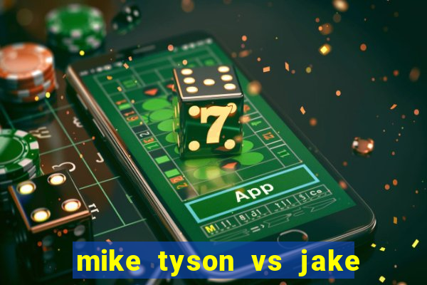 mike tyson vs jake paul assistir online