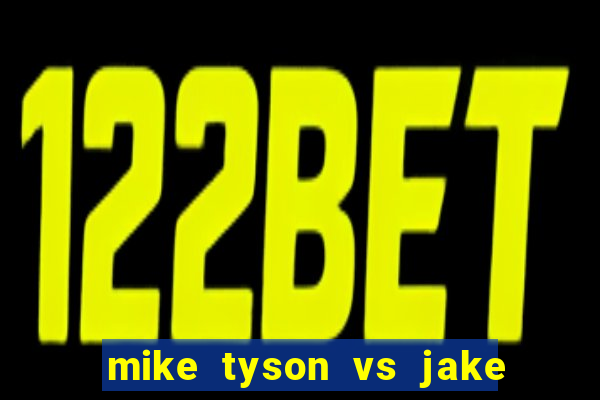 mike tyson vs jake paul assistir online