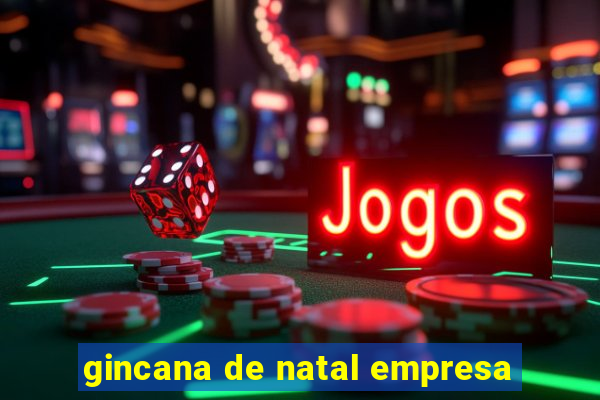 gincana de natal empresa