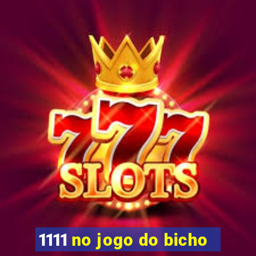 1111 no jogo do bicho