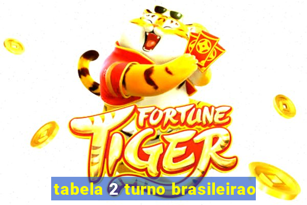 tabela 2 turno brasileirao