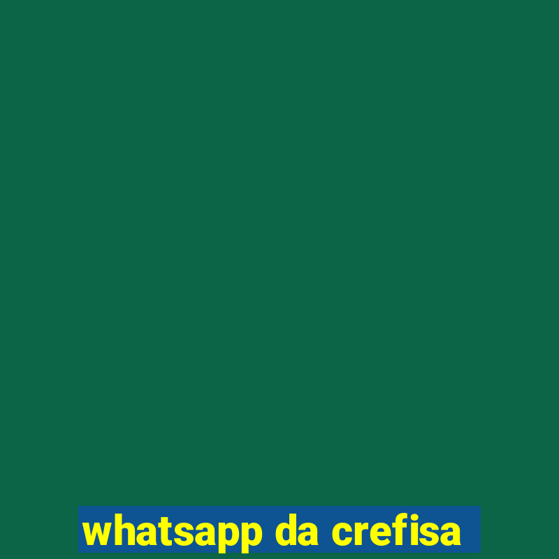 whatsapp da crefisa