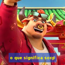 o que significa sccp