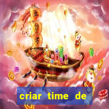 criar time de futebol simulador