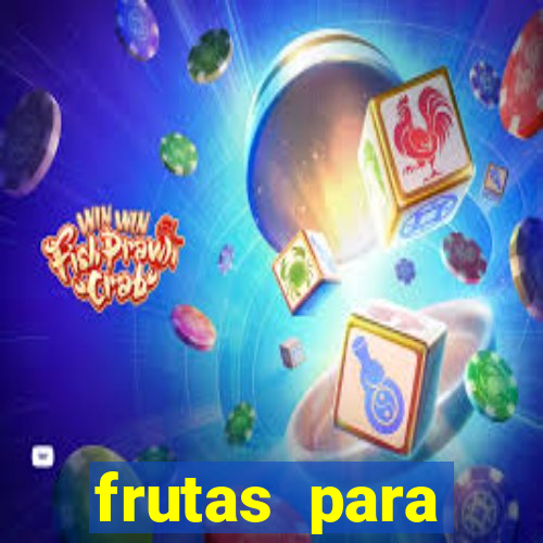 frutas para imprimir e recortar