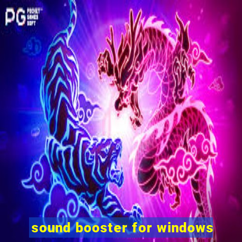 sound booster for windows