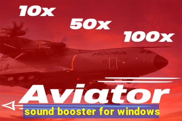 sound booster for windows