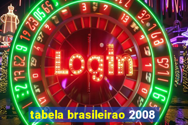 tabela brasileirao 2008