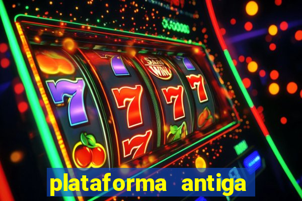 plataforma antiga de jogos