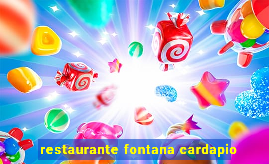 restaurante fontana cardapio