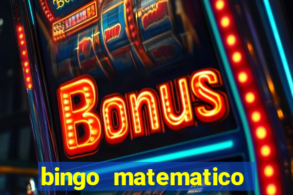 bingo matematico para ensino medio