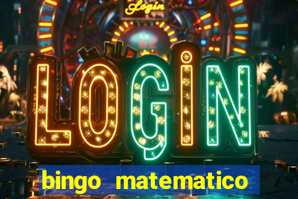 bingo matematico para ensino medio