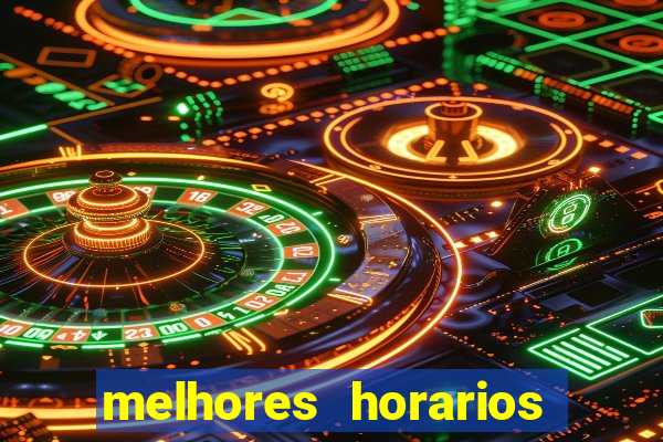 melhores horarios pagantes fortune tiger