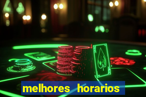 melhores horarios pagantes fortune tiger