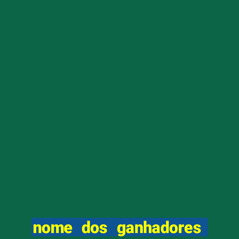 nome dos ganhadores do viva sorte de hoje