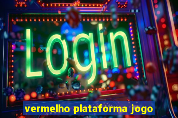 vermelho plataforma jogo