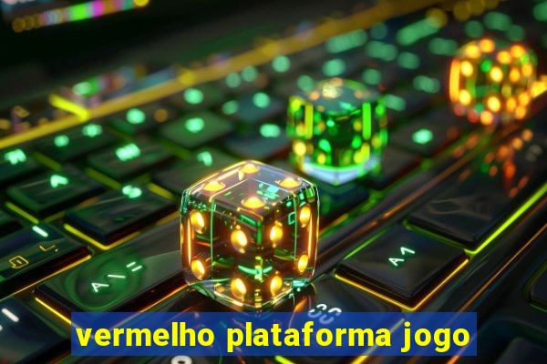 vermelho plataforma jogo