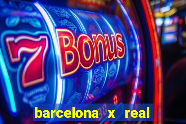 barcelona x real madrid multicanais