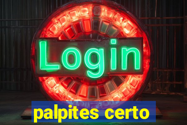 palpites certo