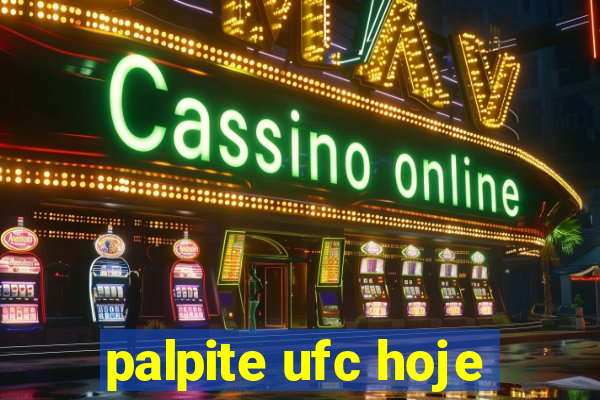 palpite ufc hoje