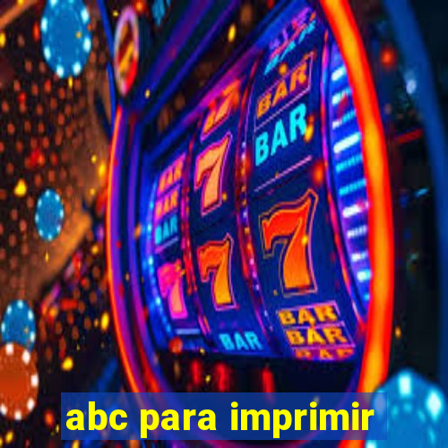 abc para imprimir