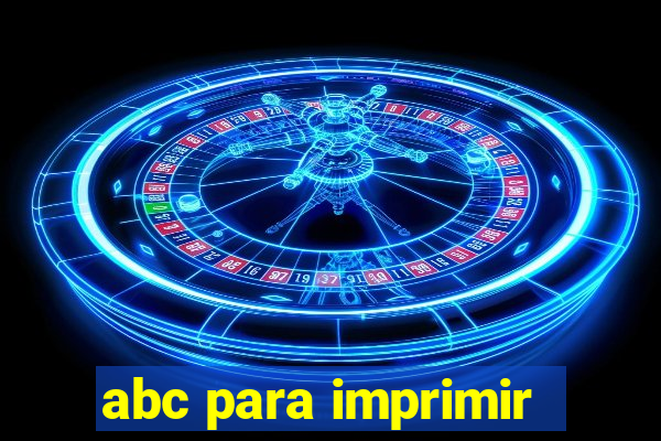 abc para imprimir