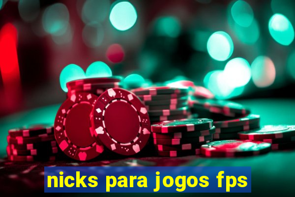 nicks para jogos fps