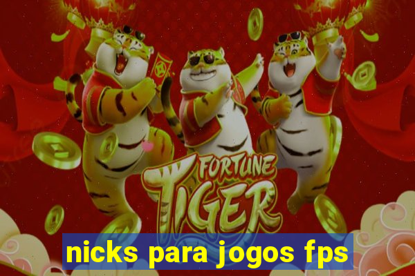 nicks para jogos fps