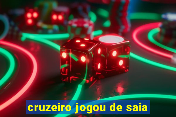 cruzeiro jogou de saia