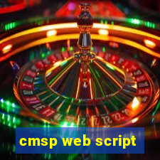 cmsp web script