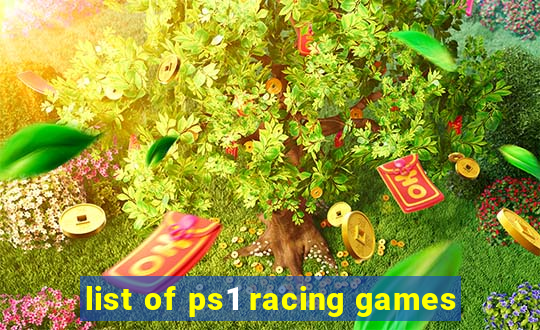 list of ps1 racing games